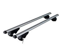 Compatible avec Dacia Duster 2018 Barres DE Toit pour Voiture 120 CM Barres DÉJÀ avec Rails Non ATTACHÉS COMPLÈTEMENT AU Toit Porte-Bagages en Aluminium HOMOLOGUÉ