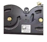 Compatible avec Dell XPS 13 9370 0980WH 980WH. Radiateur De Refroidissement for PC Portable ND55C19-16M01 DFS350705PQ0T DC 5V 4 Broches.(with Back Cover)
