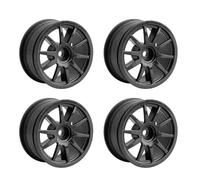 Compatible avec DGX pour Sakura pour Tamiya 1/10 RC Voitures Pièce De Mise À Niveau Tout-Terrain pour Modèle 4 Pièces 24mm Moyeu Roue Jante Pneus Pneu Roue Voiture RC