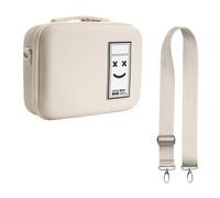 Compatible avec DJI Mini 2SE/Mini 2/Mini 4K, étui de Transport Rigide, Sac de Rangement, boîte de Drone, Sac à Main de Voyage de Protection, Sac à bandoulière étanche(Off-White(No Drone))