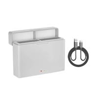 Compatible avec DJI Osmo Action 5 Pro/4/3, Batterie de caméra d'action 2200 mAh.(White)