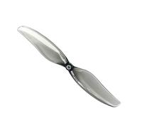 Compatible avec DJI Tello, kit de 12 Paires d'hélices bipales en Polycarbonate de 75 mm, moyeux de 1,0 mm et 1,5 mm for Drones FPV (pièces détachées à Monter soi-même).(12Pairs Gray 1.5mm)