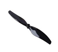 Compatible avec DJI Tello, kit de 12 Paires d'hélices bipales en Polycarbonate de 75 mm, moyeux de 1,0 mm et 1,5 mm for Drones FPV (pièces détachées à Monter soi-même).(12Pairs Black 1mm)