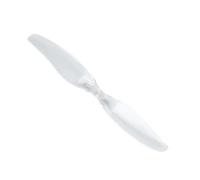 Compatible avec DJI Tello, kit de 12 Paires d'hélices bipales en Polycarbonate de 75 mm, moyeux de 1,0 mm et 1,5 mm for Drones FPV (pièces détachées à Monter soi-même).(12Pairs Clear 1mm)