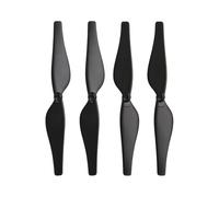 Compatible avec DJI Tello, kit de 4 hélices à démontage Rapide, pales silencieuses for Mini Drones et quadricoptères. Accessoires(4PCS Black)
