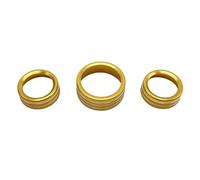 Compatible Avec Dodge Pour Challenger Pour Charger 2015-2021 Pour Ram 2013-2018 Pour Durango Boutons Climatisation Couvercle Bouton L'interrupteur Climatiseur Intérieur voiture(Jaune)