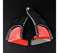 Compatible Avec Dodge Pour Charger 2015 2016 2017 2018 2019 2020 2021 2022 2023 Extension De Palettes De Changement De Vitesse Au Volant En Fibre De Carbone Sèche(Red)