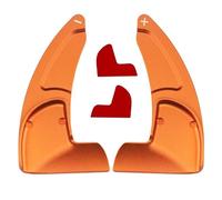 Compatible Avec Dodge Pour Durango RT Scat Pack 1 Paire D'autocollants D'extension De Palettes De Changement De Vitesse De Volant De Voiture Accessoires Intérieurs(Orange)