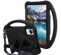 Compatible avec Doogee Tab E3 11" (2025 - Ne prend pas en charge le trou d'écouteurs) pour enfants - Durable et léger en EVA résistant aux chocs - Poignée de protection - Noir