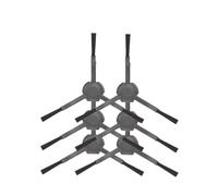 Compatible avec Dreame Bot Z10 Pro / D9 / L10 Pro, Accessoires de Brosse Principale, aspirateur Robot, Chiffon de vadrouille, Filtre Hepa, pièces remplaçables(Chocolate)