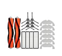 Compatible avec Dreame Bot Z10 Pro / L10 PLUS Accessoires Sac à poussière Filtre HEPA Brosse principale Mop Robot Aspirateur Pièces de rechange (couleur : 18 pièces)