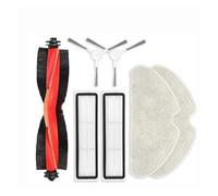 Compatible avec Dreame F9 Pro / D10S / D10S Pro Rouleau Brosse latérale Filtre vadrouille Chiffons Chiffon Robot aspirateur Accessoire pièces de Rechange(Beige)