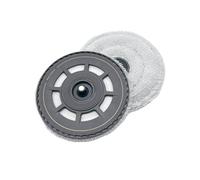 Compatible avec Dreame for X50 Ultra / X50 Master / L50 Pro Ultra / L40s Ultra, lot de 2 supports de balai d'origine, avec tampons de balai, pièce de rechange for aspirateur robot. partie