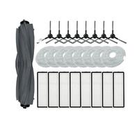 Compatible avec (Dreame L10S Pro Gen 2 / RLL42SDA) Brosse latérale Principale Chiffon de Nettoyage Filtre Hepa Robot Aspirateur Accessoire Pièce(Plum)