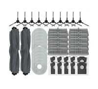 Compatible avec Dreame L10s Pro Ultra Heat, Dreame X30 Ultra / X30 Pro, Mova E30 Ultra Pièces Rouleau principal Brosse latérale Filtre Balai Sac à poussière(Pink)