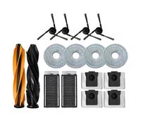 Compatible Avec Dreame MOVA V50 Ultra Complet, Accessoires De Remplacement For Aspirateur Robot, Brosse Latérale Principale, Tissu De Vadrouille, Filtre Hepa, Sac À Poussière(A)