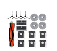 Compatible avec Dreame S10 Pro Ultra L10s Pro Ultra Heat, X30 Ultra, X30 Pro Brosse latérale principale, filtre HEPA et sac à poussière (multicolore)