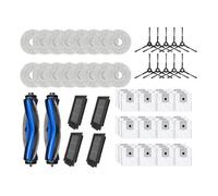 Compatible avec Ecovacs, Deebot T50 PRO, aspirateur robot : brosse principale latérale, filtres HEPA, lingettes de nettoyage et sacs à poussière.(68pcs.)