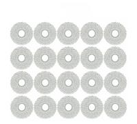 Compatible Avec Ecovacs Deebot X1/T10 OMNI/TURBO/X1S PRO, Accessoires for Aspirateur Robot, Sac À Poussière, Filtre Hepa, Brosse Latérale Principale(Mop A-20PCS)