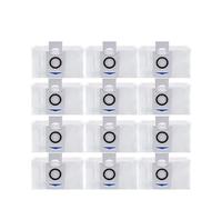 Compatible Avec Ecovacs Deebot X1/T10 OMNI/TURBO/X1S PRO, Accessoires for Aspirateur Robot, Sac À Poussière, Filtre Hepa, Brosse Latérale Principale(Dust bag-12PCS)