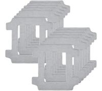 Compatible Avec Ecovacs, Winbot W2S/W2S Omni Window Robot, Chiffons De Nettoyage Lavables, Accessoires, Lingettes, Paquet De 12