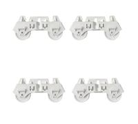 Compatible Avec Edgewater, Pièces De Rechange 4317933, AP3139103, PS358588, Roues À Roulettes For Panier Inférieur De Lave-vaisselle, Compatible Avec Whirlpool, Modèles Les Plus Vendus