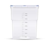 Compatible avec ELEGOO, Bac Lavage Durcissement 3500ML | Capacité de 3 500 ml, récipient de lavage scellé, utilisation stable for le nettoyage de la résine, structure durable.(X)