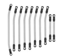 Compatible avec Element pour Enduro pour Sendero 1/10 RC Crawler Car Liens en Acier Liens De Suspension À Garde Au Sol Élevée avec Embout À Rotule Bielle RC Voitures