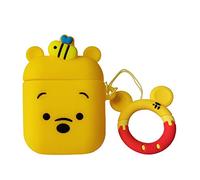 Compatible avec étui AirPods 1/2 Winnie, enfants adolescents filles garçons femmes protection silicone coque pour étui AirPod, drôle Kawaii dessin animé 3D mignon coque pour AirPods Case Honey Winnie