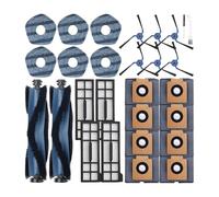 Compatible Avec Eufy, X10Pro Omni 2 Brosse Principale, 6 Chiffons De Nettoyage, 6 Brosses Latérales, 4 Filtres, 8 Sacs À Poussière, 1 Outil De Nettoyage, 1 Tournevis