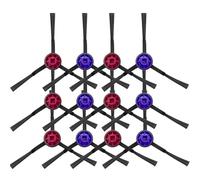 Compatible Avec Eureka E20 Plus Remplacement De Brosse Latérale Brosses Anti-enchevêtrement Accessoires Pour Aspirateur Robot Installation Sans Outils(12pcs)