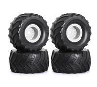 Compatible avec FCX24 pour SCX24 C10 pour JLU pour Deadbolt pour Gladiator pour Bronco Voiture Crawler 1/24, Monster Truck, 4 Jantes Et Pneus Pneu Caoutchouc RC