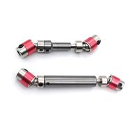Compatible avec Feiyue FY03 FY-03 FY01-07 Q39 1/12 Accessoires pour Voitures Télécommandées 2 Arbres De Transmission CVD Avant Et Arrière en Métal RC Pièces
