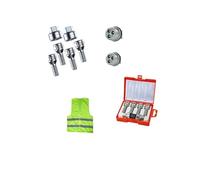 Compatible avec Fiat Ducato (cerchio 16”,Wheel 16”) par an 2006 in Poi (W41) BOULONS ANTIVOL Voiture pour Jante Acier Boulon DE Roue KIT Farad DE 4 GOUPILLES + 2 CLÉS