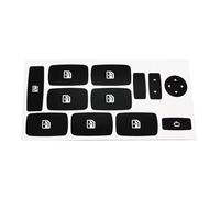 Compatible Avec Fiat Pour Les Autocollants Et Décalcomanies Pour Boutons De Vitres De Voiture Croma Réparation Des Boutons Usés Panneau De Commande Des Vitres Autocollant