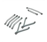 Compatible avec FMS pour Xiaoqi pour FCX24 1/24 RC Car Pièces De Mise À Niveau en Métal Et Remontage pour Châssis Kit De Liaison De Direction Fixe Bielle RC Voitures