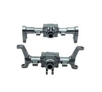 Compatible avec FMS pour Xiaoqi pour FCX24 Pièces Détachées pour Voiture Télécommandée 1/24, Mise À Niveau, Boîtier D'essieu Avant Et Arrière CNC Modifié RC Essieu Avant Arrière