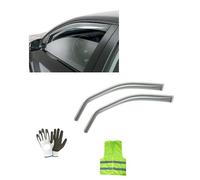 Compatible avec Ford B-Max 5P 12 in Poi 12.603 DÉFLECTEURS d'air Coupe-Vent pour VITRES DE Voiture (2 PCS) Paire DE Protection Avant pour Pluie ET ??Vent DE Farad