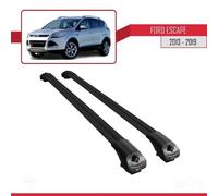 Compatible Avec Ford Escape 2013-2019 Barres De Toit Ace-1 Railing Porte-Bagages De Voiture Noir