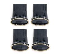 Compatible avec Ford Focus MK2, Grille de Ventilation Centrale Avant pour Tableau de Bord, référence 4M51A014L21AD (4 pièces/Jaune).