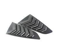 Compatible avec Ford Mustang 2015-2017, accessoires de décoration extérieure, triangle de lunette arrière, stores automobiles, persiennes de vitres latérales arrière de voiture(Matte Black)