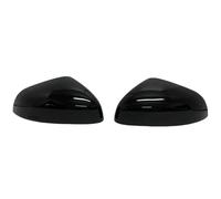 Compatible Avec Ford Pour Fiesta MK8 2018-2024 Capuchon De Pour Vue Arrière Coques De Rétroviseur Latéral Couvercle De Rétroviseur Latéral Accessoires De Voiture Coque Rétroviseur Voiture(Black)