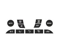Compatible avec Ford Pour Focus 1999-2005 Kit de réparation bouton de climatisation autocollants réparation bouton commutateur de commande de climatisation de voiture accessoires d'intérieur