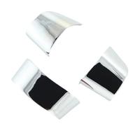 Compatible Avec Ford Pour Focus 2 MK2 2005 2006-2010 2011 Autocollant Pour Garniture De Panneau De Volant, Moulures Intérieures De Style Automobile Pièces intérieures(Silver)