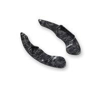 Compatible Avec Ford Pour Taurus Pour Edge 2015-2018 Extensions Manette Vitesse Manettes À Palettes Accessoires Garniture Étendus Pour Volant Accessoires intérieur(Forged Carbon)