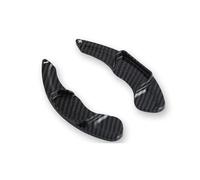 Compatible Avec Ford Pour Taurus Pour Edge 2015-2018 Extensions Manette Vitesse Manettes À Palettes Accessoires Garniture Étendus Pour Volant Rallonge palette volant(Carbon Black)