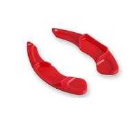 Compatible Avec Ford Pour Taurus Pour Edge 2015-2018 Extensions Manette Vitesse Manettes À Palettes Accessoires Garniture Étendus Pour Volant Rallonge palette volant(Red)