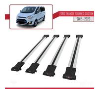 Compatible Avec Ford Transit Tourneo - Custom 2012-2022 Barres De Toit Fly Modèle Railing Porte-Bagages De Voiture 4 Barras Gris
