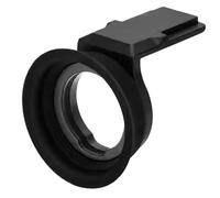 Compatible avec Fujifilm X-S20/X-S10/X-T200 - Œilleton Souple Long for viseur (modèle Noir à Fixation par Crochet)