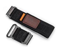 Compatible avec Garmin Fenix et la série Marq | Attache rapide 20 mm, 22 mm et 26 mm | Bracelet en cuir véritable(HGA143BLK,22MM_S)